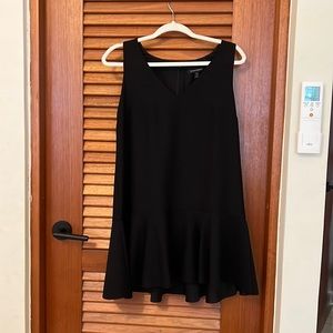 Banana Republic Drop waist basic black dress